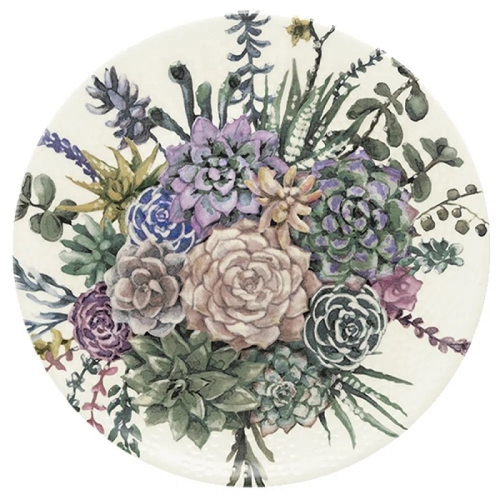 Тарелка мелкая 26см, серия UNNI, декор BOTHANICA, керамика Тарелка мелкая 26см, серия UNNI, декор BOTHANICA, керамика