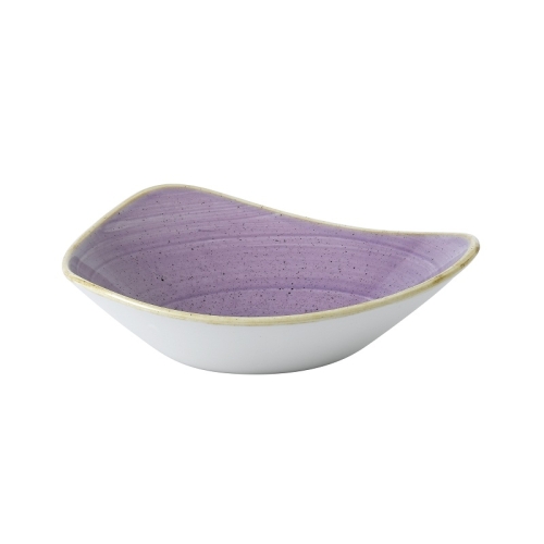Салатник треугольный 0,60л d23,5см, без борта, Stonecast, цвет Lavender