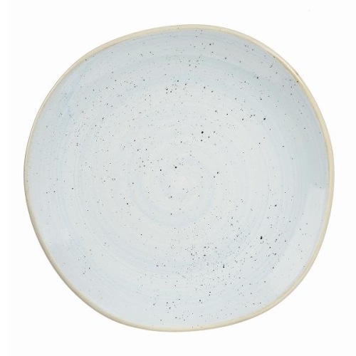 Тарелка мелкая "Волна" 26,4см, без борта, Stonecast, цвет Duck Egg Blue