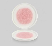 Тарелка мелкая CHEFS Walled d26см h2см, с прямым бортом, цвет Raku Quartz Pink, Studio Prints