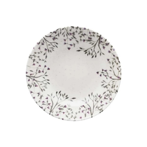 Тарелка глубокая 20см, серия UNNI, декор LILAC, керамика Тарелка глубокая 20см, серия UNNI, декор LILAC, керамика