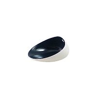 Тарелка мелкая 10х8см h5см, фарфор, серия Jomon mini, цвет черный