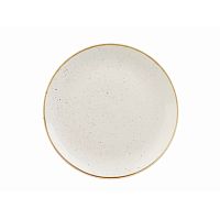 Тарелка мелкая 26см, без борта, Stonecast, цвет Barley White