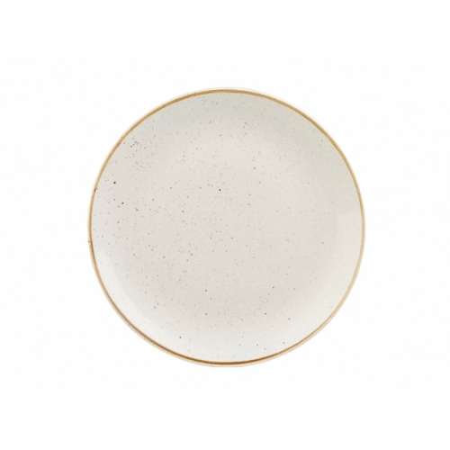 Тарелка мелкая 26см, без борта, Stonecast, цвет Barley White