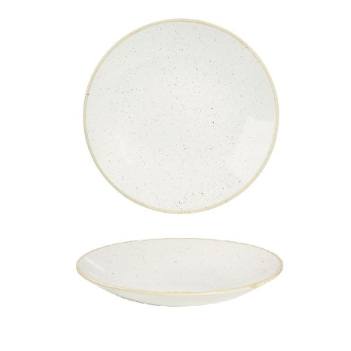 Тарелка глубокая 22,5см h2,7см, без борта, Stonecast, цвет Barley White