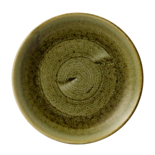 Тарелка мелкая 28,8см, без борта, Stonecast Plume, цвет Olive