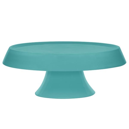 Подставка д/торта d32/27см h12см, фарфор, цвет бирюзовый, Oxford Подставка д/торта d32/27см h12см, фарфор, цвет бирюзовый, Oxford