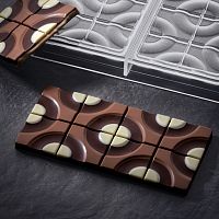 Форма д/шок. "Chocolate Bar Target" 154х77мм h8мм, 100гр, 3 ячейки, п/к