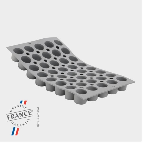 Форма силик. д/зам. и вып. "Эластомуль Цилиндр-мини" d27,5мм h25мм, 14мл, 40 ячеек