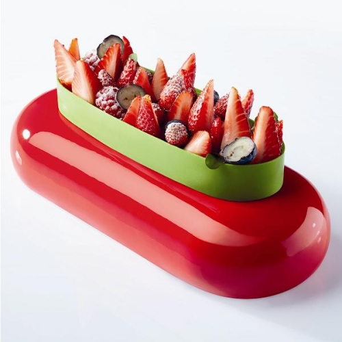 Форма для мороженого/суфле 3D "Будущее" 230х100мм h45мм (объем 0,85л), силикон Форма для мороженого/суфле 3D "Будущее" 230х100мм h45мм (объем 0,85л), силикон