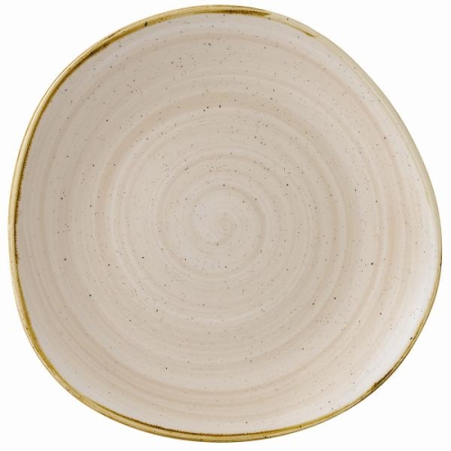 Тарелка мелкая "Волна" 28,6см, без борта, Stonecast, цвет Nutmeg Cream