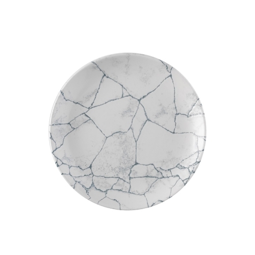 Тарелка мелкая 21,7см, без борта, цвет Kintsugi Pearl Grey, Studio Prints