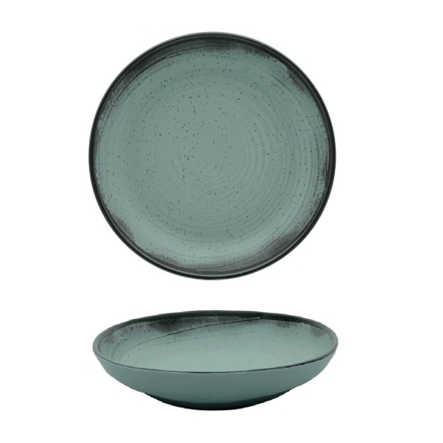 Тарелка глубокая 20,5см, серия FLAT декор PACIFICO, керамика Тарелка глубокая 20,5см, серия FLAT декор PACIFICO, керамика