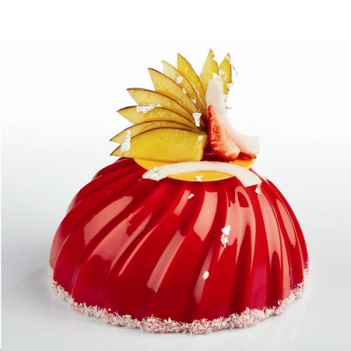 Форма для мороженого/суфле 3D "PAVOCAKE" d180мм h90мм, силикон Форма для мороженого/суфле 3D "PAVOCAKE" d180мм h90мм, силикон