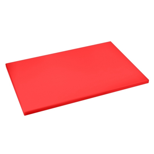 Доска разделочная 600х400мм h18мм, полиэтилен, цвет красный