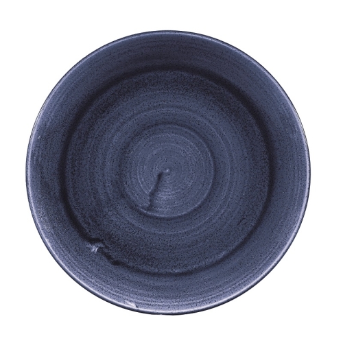 Тарелка мелкая 28,8см, без борта, Stonecast Patina, цвет Cobalt Blue