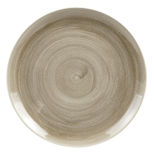 Тарелка мелкая 28,8см, без борта, Stonecast Patina, цвет Antique Taupe