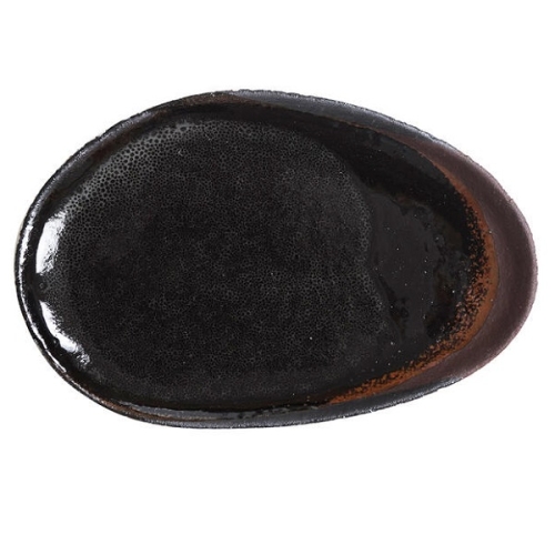 Блюдо овальное 36х25см, керамика, цвет KEMURI, Wabi