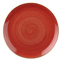 Тарелка мелкая 16,5см, без борта, Stonecast, цвет Berry Red