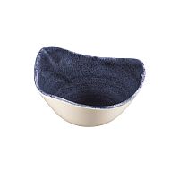 Салатник треугольный 0,26л d15,3см, без борта, Stonecast Patina, цвет Cobalt Blue