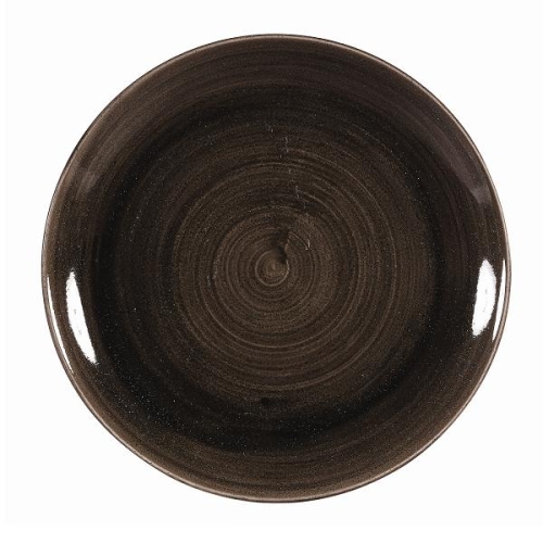 Тарелка мелкая 28,8см, без борта, Stonecast Patina, цвет Iron Black
