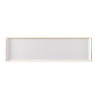 Поднос сервировочный прямоугольный 56х15,3см, меламин, Buffet Stonecast Melamine, цвет Barley White
