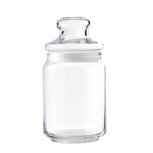 Банка "POP" 650мл h157мм d90/71мм, с крышкой, стекло Банка "POP" 650мл h157мм d90/71мм, с крышкой, стекло