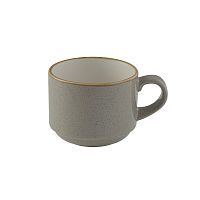 Чашка чайная стекбл 220мл Stonecast, цвет Peppercorn Grey