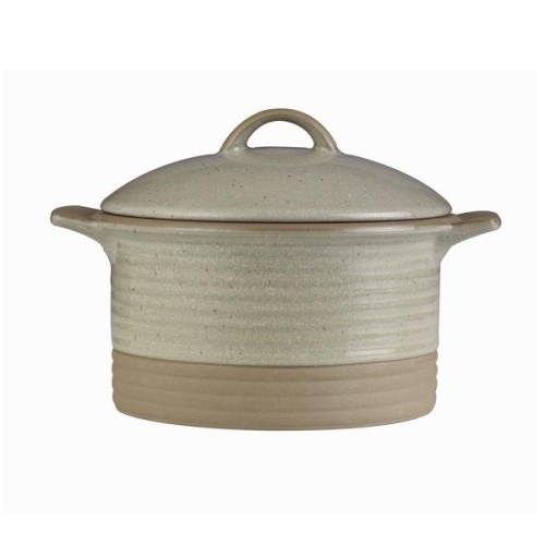 Кокотница 0,56л d15,9см h7см, с ручками и крышкой, керамика, Igneous Кокотница 0,56л d15,9см h7см, с ручками и крышкой, керамика, Igneous