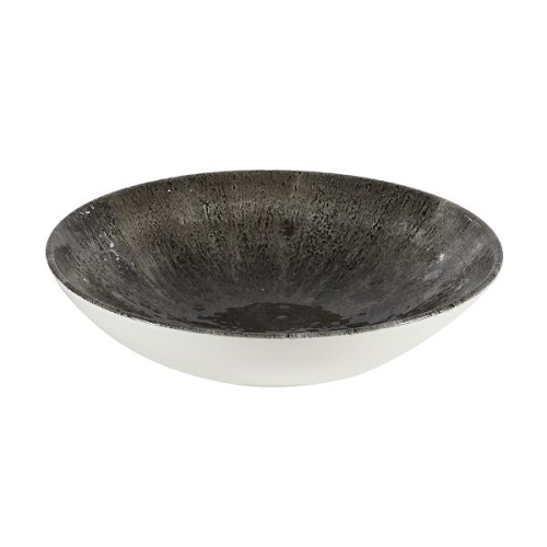 Салатник 0,42л d18,2см, без борта, цвет Stone Quartz Black, Studio Prints