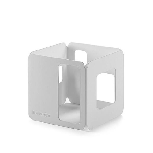 Подставка фуршетная 15,2х15,2см h15,2см, металл, цвет белый матовый