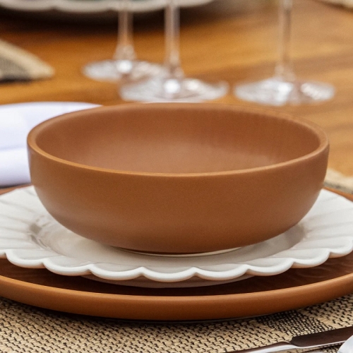 Салатник 0,60л d16,5см, керамика, серия FLAT декор ESTRELA DO MAR фото 2 Салатник 0,60л d16,5см, керамика, серия FLAT декор ESTRELA DO MAR фото 2