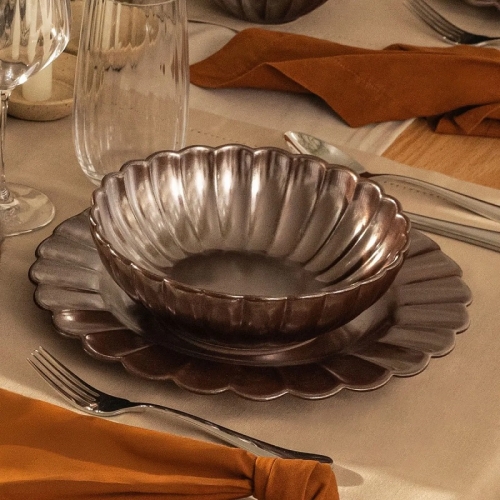 Тарелка мелкая 27,5см, фарфор, серия FLORA декор ANIS фото 3 Тарелка мелкая 27,5см, фарфор, серия FLORA декор ANIS фото 3