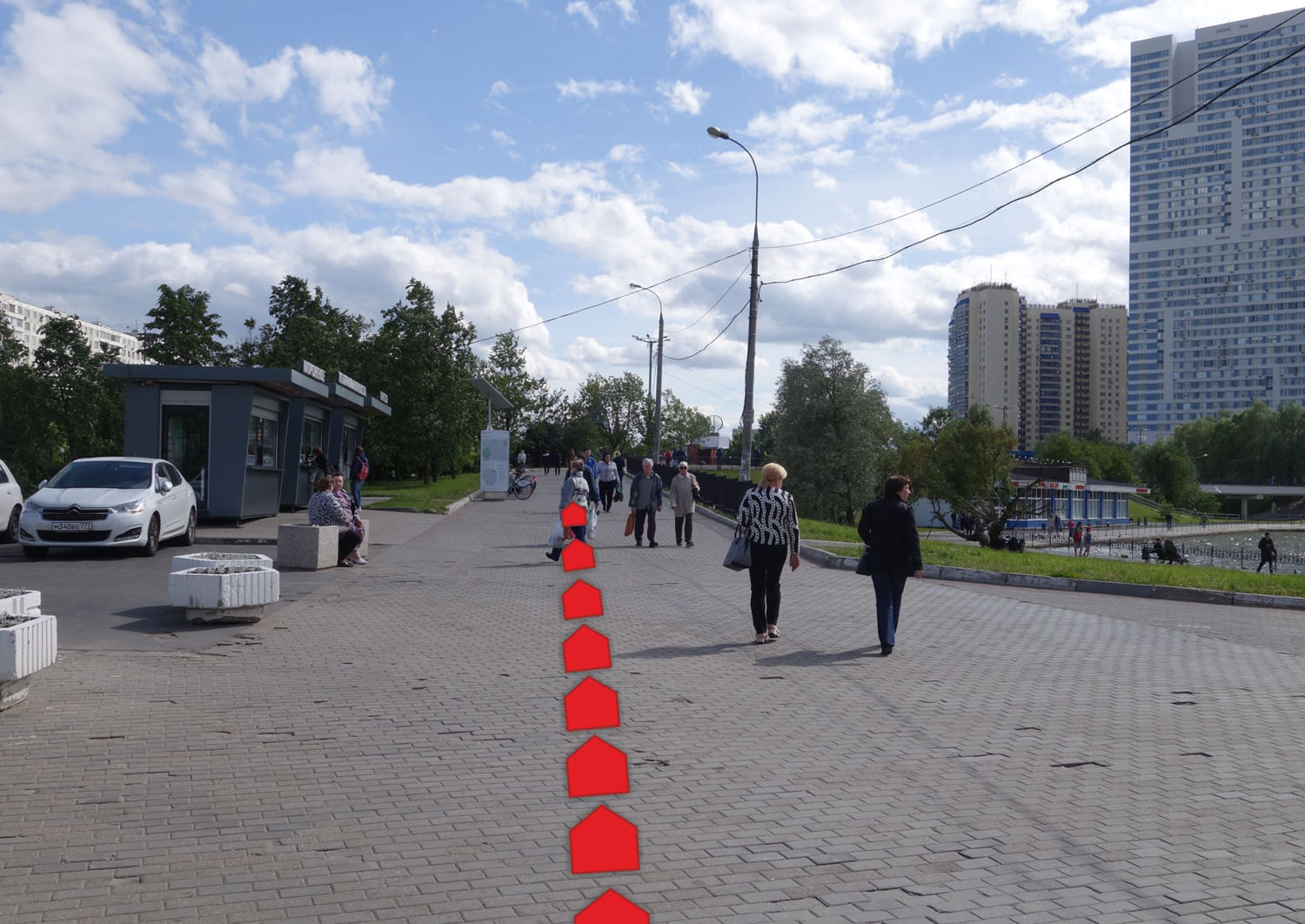 Как пройти от метро Звезды общепита Как пройти от метро Звезды общепита