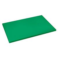Доска разделочная 500х350мм h18мм, полиэтилен, цвет зеленый