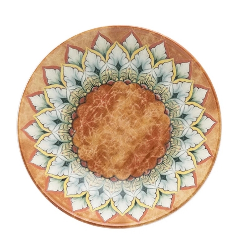Тарелка глубокая 20см, серия UNNI, декор CASTELLO, керамика